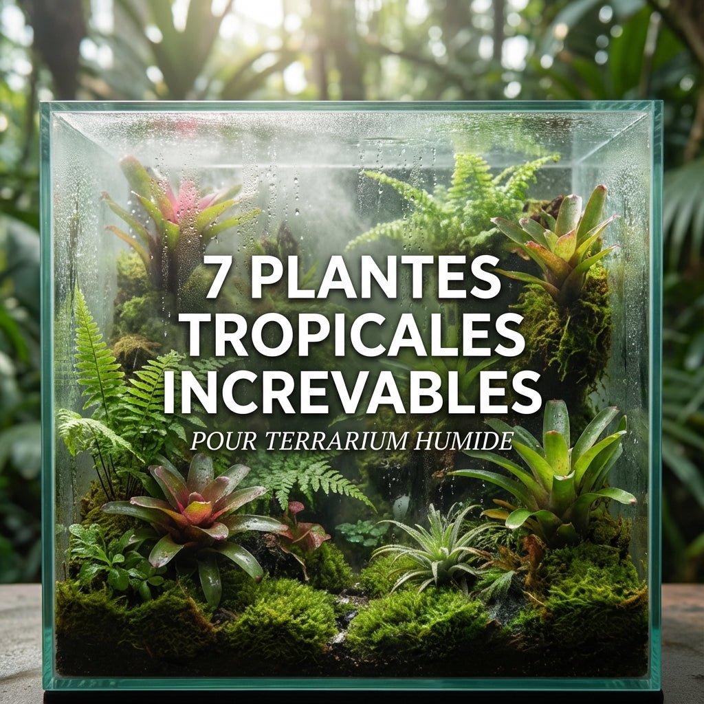 7 plantes tropicales increvables pour terrarium humide - TerraLife