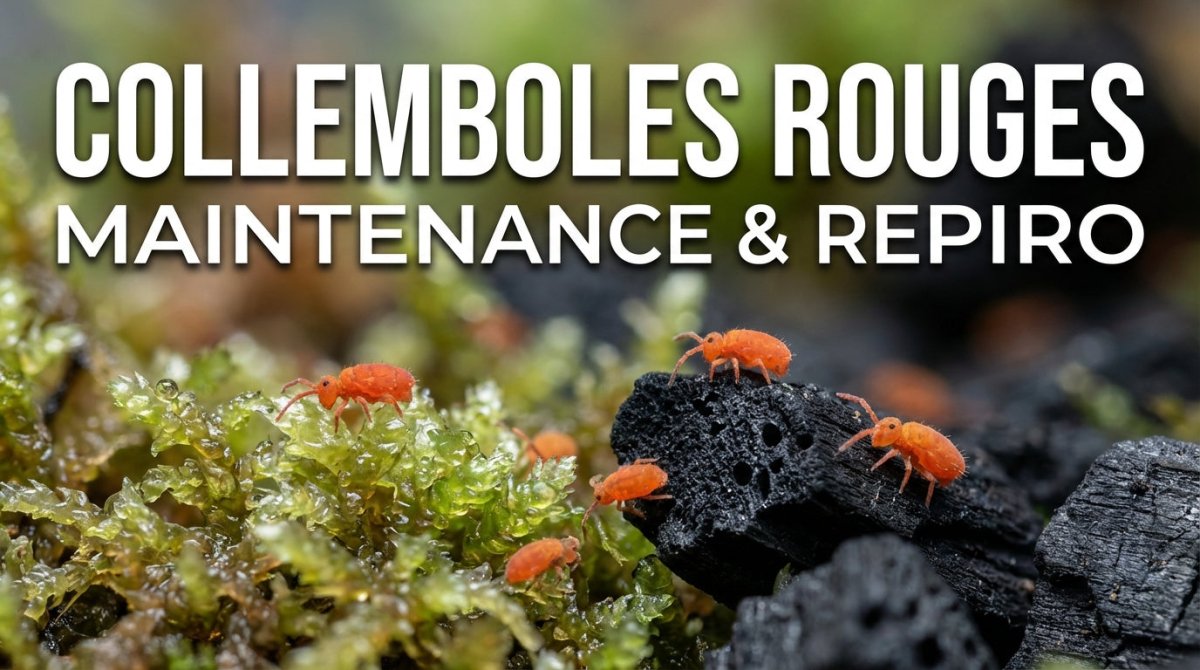 Collemboles rouges : comment les maintenir et les reproduire ? - TerraLife