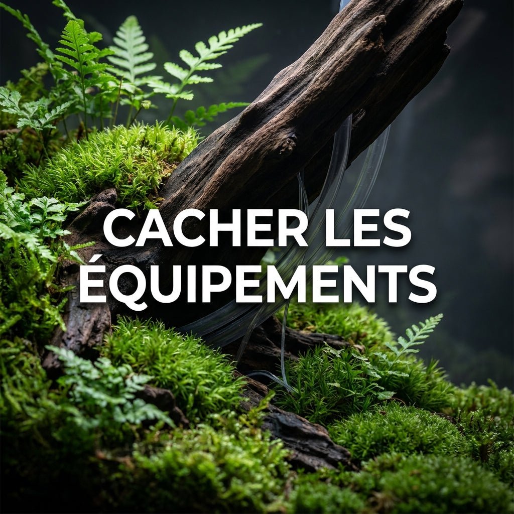 Comment cacher les équipements dans un terrarium - TerraLife
