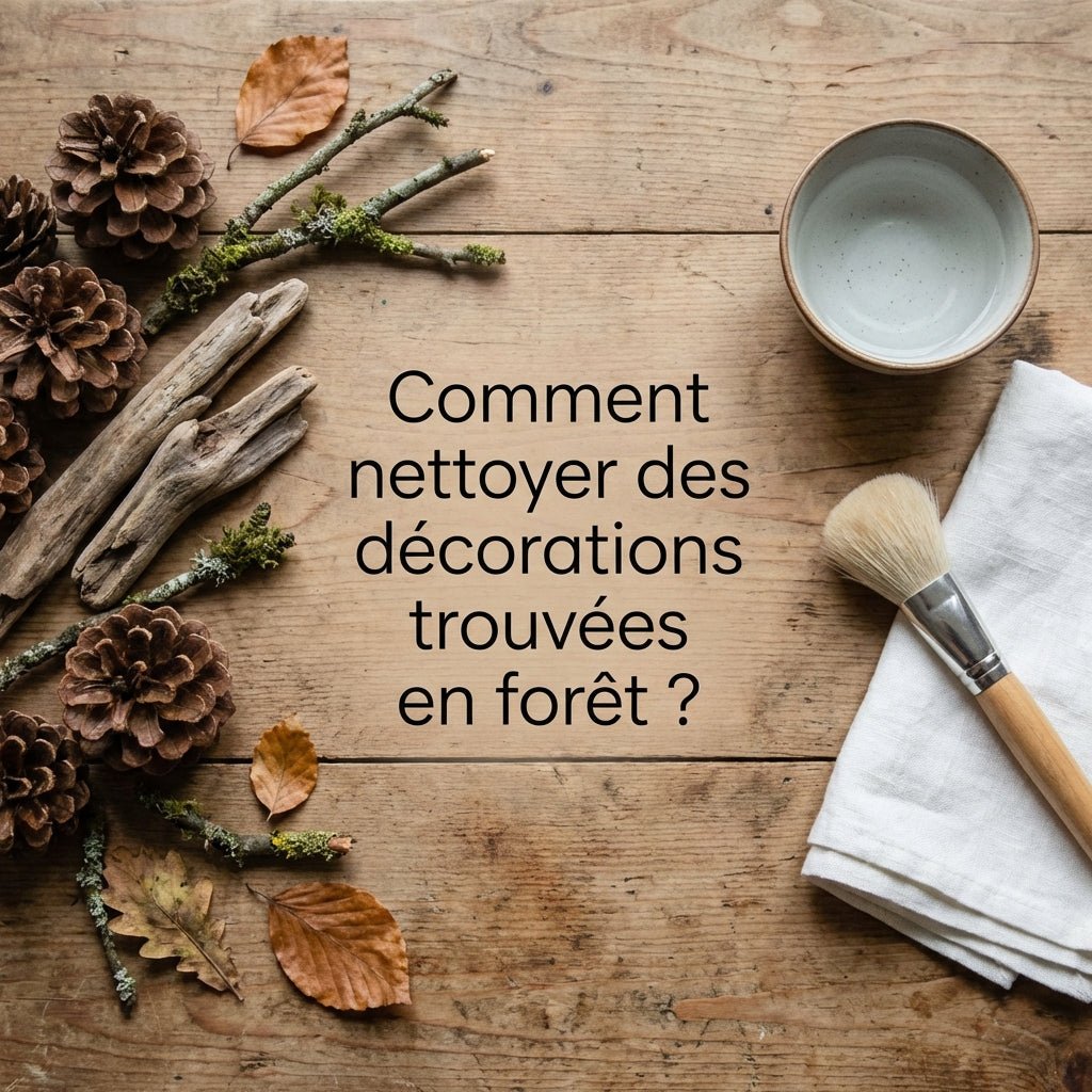 Comment nettoyer des décorations trouvées en forêt ? - TerraLife