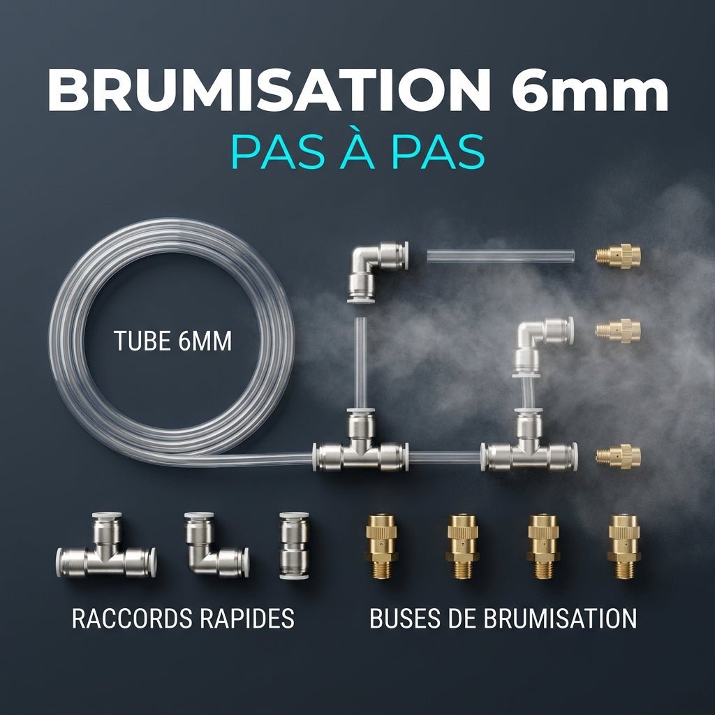 Construire son circuit de brumisation push-in 6mm pas à pas - TerraLife