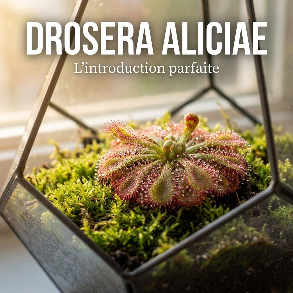 Drosera Aliciae : l'introduction parfaite aux carnivores en terrarium - TerraLife