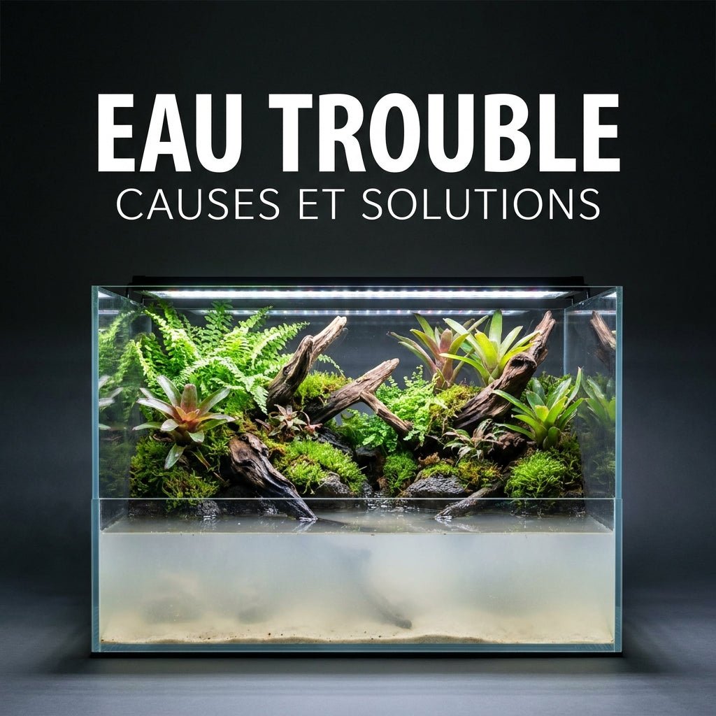 Eau trouble dans un paludarium : causes et solutions - TerraLife