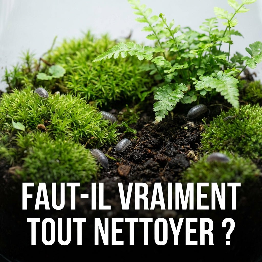 Faut-il vraiment tout nettoyer dans un terrarium ? - TerraLife