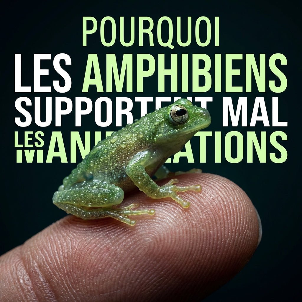 Pourquoi les amphibiens supportent mal les manipulations - TerraLife