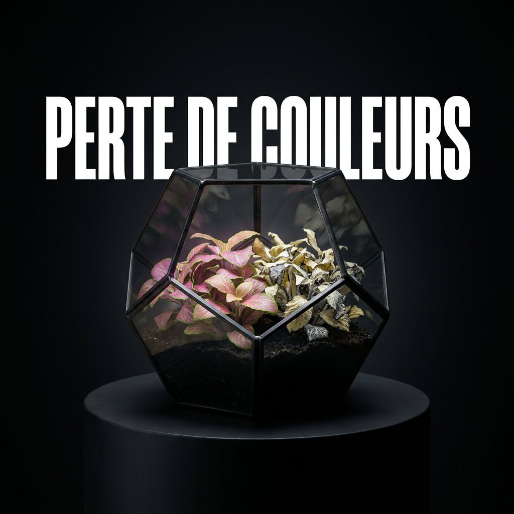 Pourquoi les plantes perdent leurs couleurs en terrarium ? - TerraLife