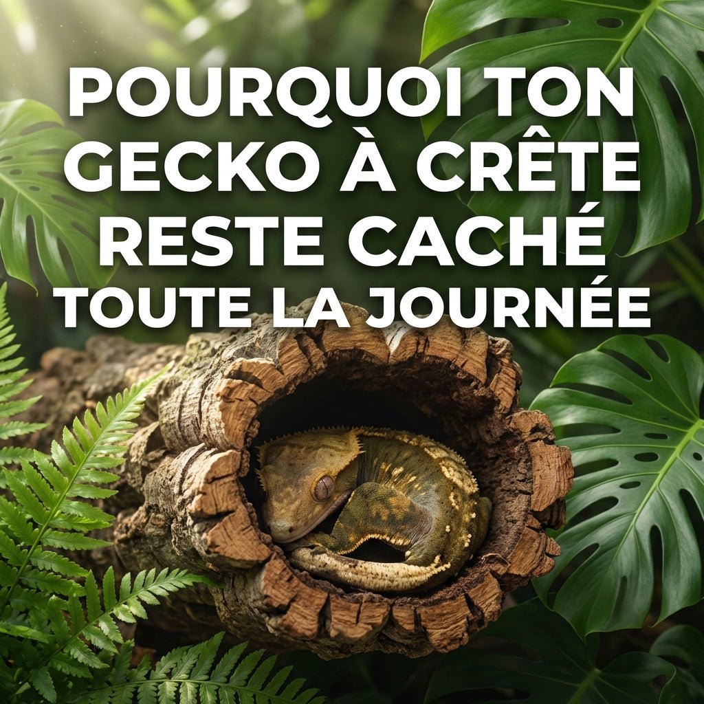 Pourquoi ton gecko à crête reste caché toute la journée - TerraLife