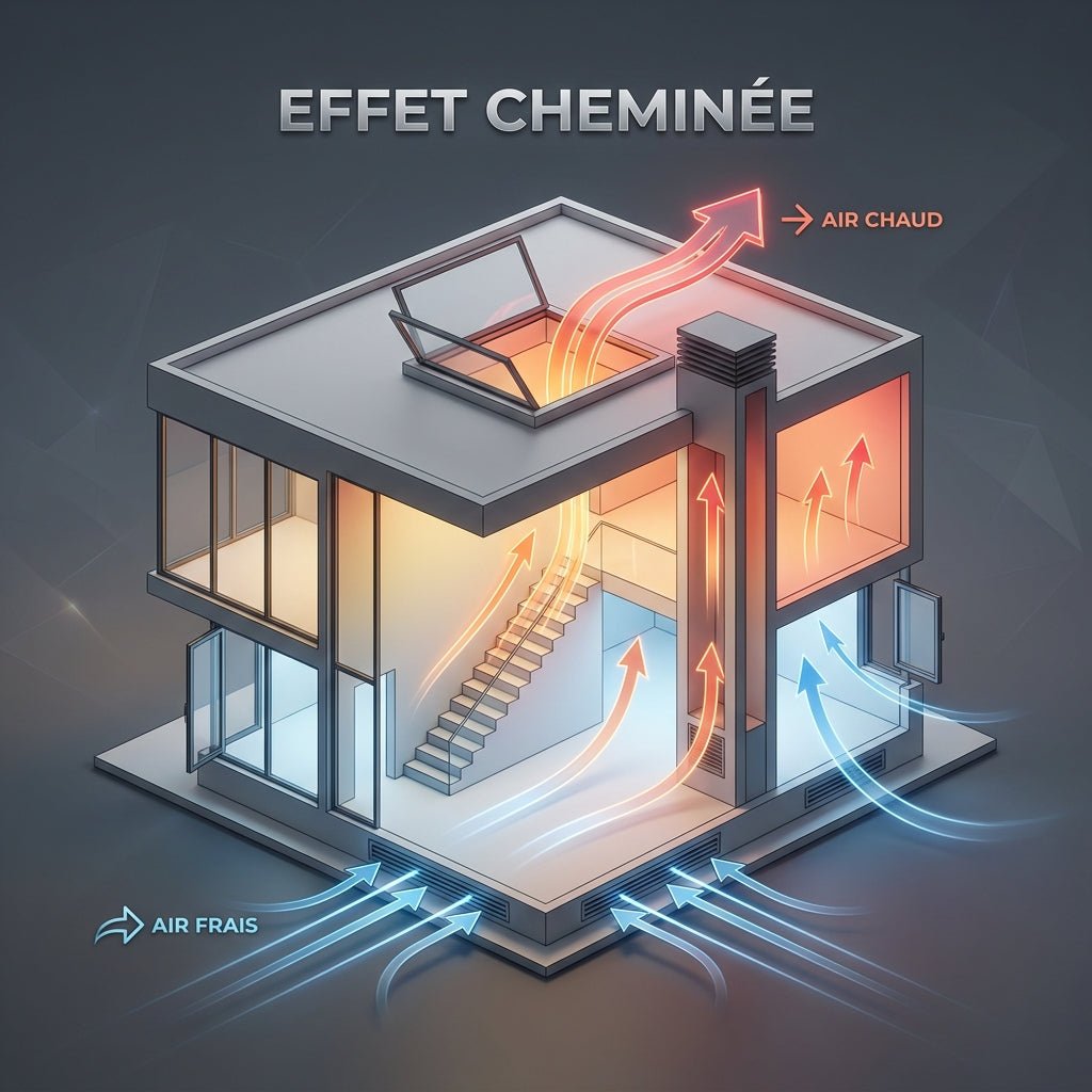 Ventilation basse + ventilation haute : comment fonctionne vraiment l’effet cheminée ? - TerraLife