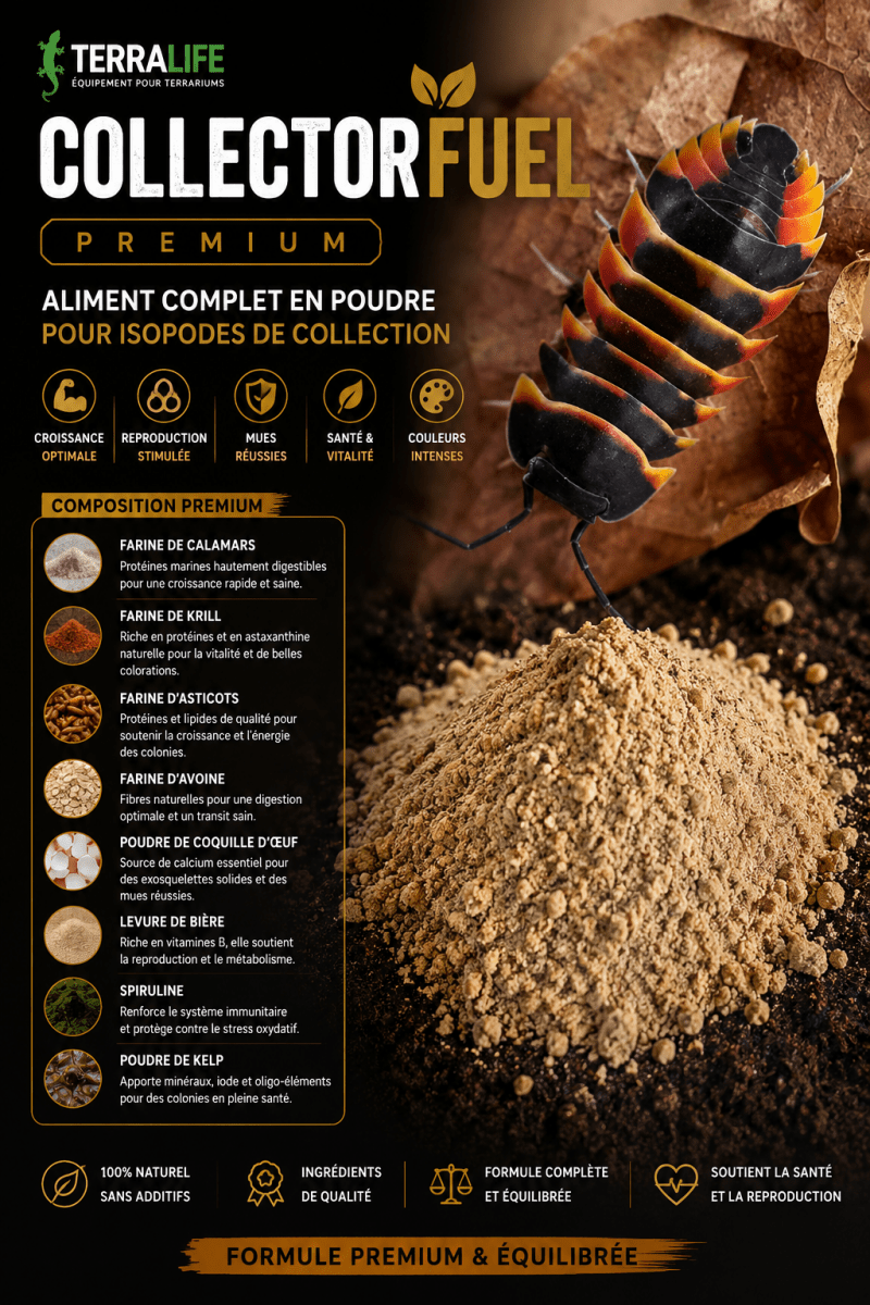 CollectorFuel — Aliment Premium Isopodes Collector | TerraLife - TerraLife