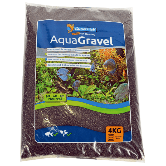 Gravier Aqua Crystal Black 4kg - TerraLife