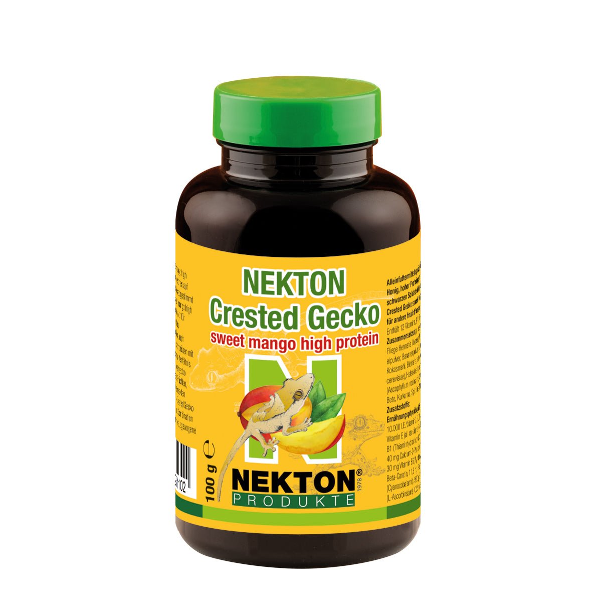 NEKTON Crested Gecko – Aliment complet pour geckos à crête et frugivores - TerraLife